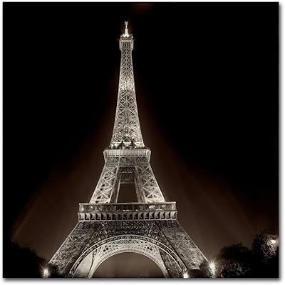 Tour eiffel ii par alan blaustein, toile murale 18 x 18 pouces. Votre shopping simplifié de A à Z avec Diaytar