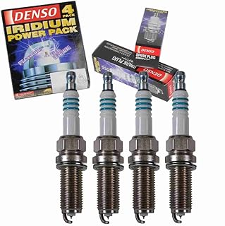 4 pièces de bougies d'allumage denso iridium compatibles avec hyundai sonata 2.4l l4