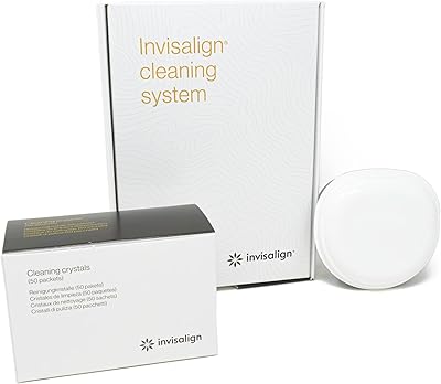 Cristaux nettoyants invisalign pour aligneurs et dispositifs de retenue transparents avec bassin, (paquet de 50). Diaytar : Parce que vous méritez le meilleur sans vous ruiner