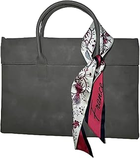 Sac d'ordinateur portable en cuir mat de luxe au design vintage de 15,6