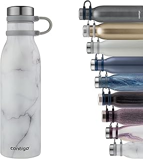 Bouteille d'eau contigo matterhorn bouteille isotherme en acier inoxydable avec tasse sans bpa
