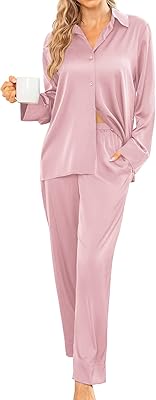 Ensemble pyjama en satin pour femme, manches courtes, short boutonné, ensemble deux pièces