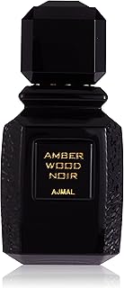 Ajmal perfumes amber wood noir parfum pour unisexe, eau de parfum, 100 ml