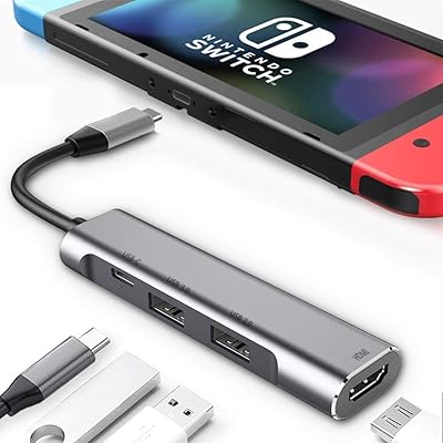 Adaptateur répartiteur 4 en 1 multiport usb type c vers hdmi