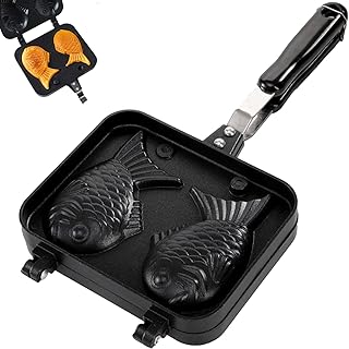 Moule à gâteau au poisson zovox taiyaki, machine à gâteaux antiadhésive avec long
