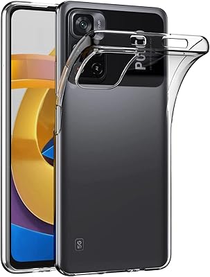 Coque arrière transparente absorbant les chocs en gel tpu flexible et caoutchouc
