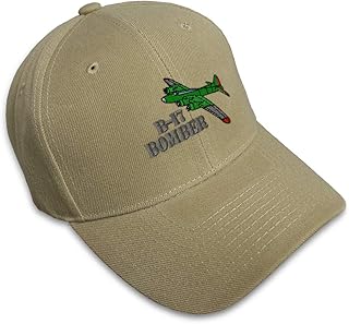 Chapeau ajustable bomber brodé speedy bros. b-17 en kaki autres
