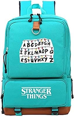 Sac à dos d'école stranger things book, sac à bandoulière tendance pour étudiants
