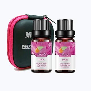 Coffret d'huiles essentielles botaniques biologiques, huile de lotus 100 % pure pour diffuseur