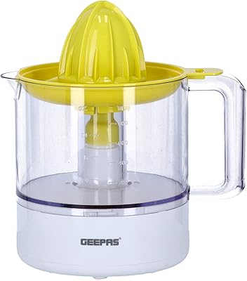 Presse-agrumes manuel en plastique geepas, blanc cassé - gcj9900