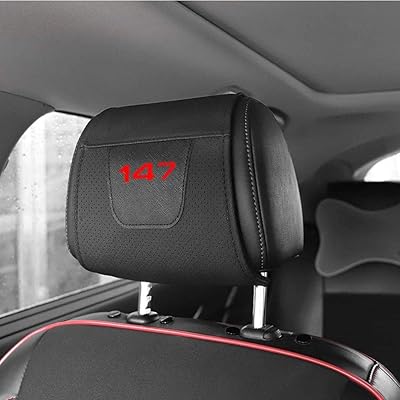 1 pièce housse de protection d'appui-tête de voiture en cuir pu housse d'appui-tête