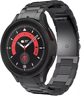 Bracelet de remplacement en acier inoxydable compatible avec samsung galaxy watch