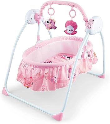 Balançoire électrique portable et confortable pour bébé avec coffre à jouets à bascule, peut être utilisée dès le nouveau-né. Diaytar : Là où commence votre expérience shopping idéale
