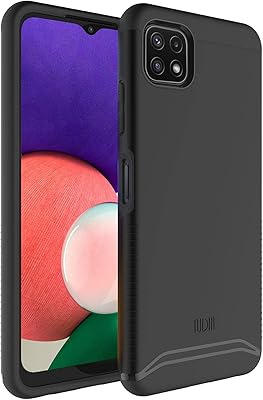 Coque todia dual shield conçue pour samsung galaxy a22 5g, [fusion] coque