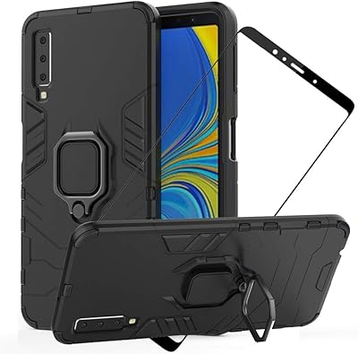 Coque de protection hybride résistante aux chocs avec béquille pour samsung galaxy a7