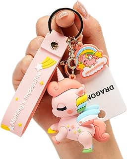 Cadeau mignon de porte-clés - porte-clés licorne accessoires kawaii porte-clés sac à dos clés de voiture porte-clés porte-clés pour enfants filles, taille unique. Diaytar Sénégal : Achetez plus, dépensez moins