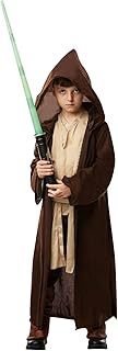 Robe jedi officielle à capuche rubie's disney star wars jedi, taille m, 5-6