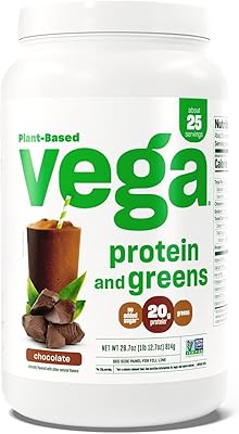 Vega protein & greens chocolate (25 portions, pot de 1 lb 28,7 oz)