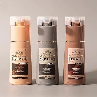 Shampooing colorant permanent lux organics, 200 ml (brun châtain)