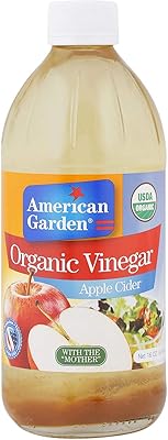 Vinaigre de cidre de pomme biologique american garden, 473 ml