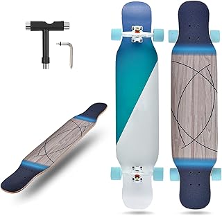 Skateboard long de 107 cm skateboard complet à 8 couches en érable