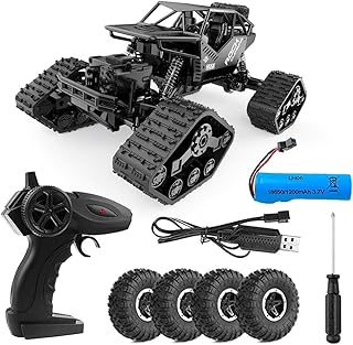 Voiture télécommandée 2 en 1 amerteer, voiture télécommandée à l'échelle 1:14, 4wd double