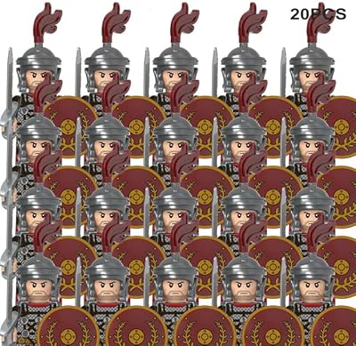 Aepro - fiɡures médiévales moyen âge guerrier de rome chevalier d'or château