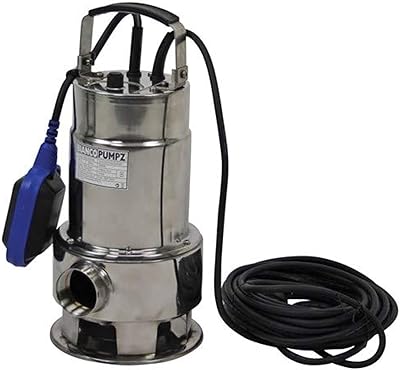 Pompe à eau submersible terra garden sss avec grand passage en acier