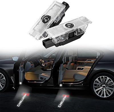 Fit dodge challenger projecteur de lumière de porte hd ghost shadow welcome light