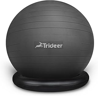 Trader ball chair chaise de ballon d'exercice de yoga avec base pour le bureau