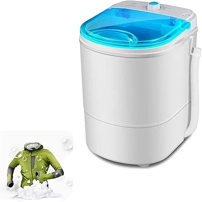 Mini lave-linge entièrement automatique salfar, lave-linge portable et essoreuse, mini lave-linge avec pompe
