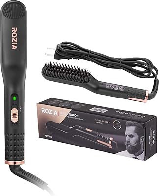 Brosse à lisser la barbe, brosse à lisser les cheveux, peigne à lisser multi-usages pour hommes, peigne à lisser thermaonique. Commandez en toute confiance sur Diaytar, votre marketplace de confiance