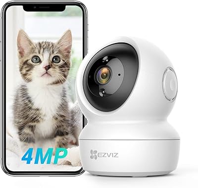 Caméra de sécurité intérieure ezviz c6n 2k+ surveillance des animaux avec suivi
