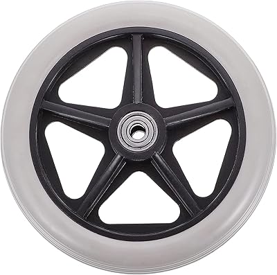 Remplacement de la roue avant du fauteuil roulant, pièces de rechange des roulettes, 6/8 pouces gris, fauteuils roulants, déambulateurs, personnes âgées, chaise de marche, roues de secours pour fauteuil roulant handicapé. Diaytar Sénégal : Qualité garantie, prix imbattables, livraison rapide