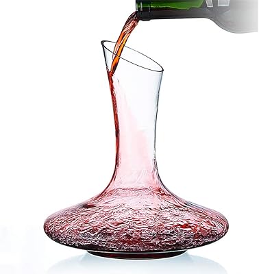Carafe à vin rouge en cristal sans plomb fonito avec fond large