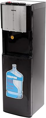 Distributeur d'eau geepas gwd17021 avec base - régulier, chaud et froid