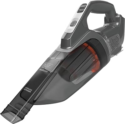 Aspirateur à main sans fil black+decker, 18 v, aspiration 45 w, technologie