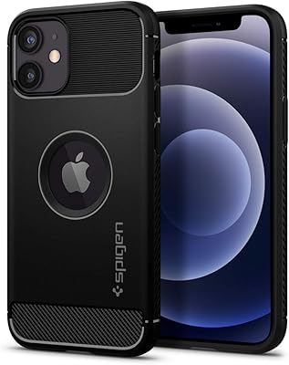 Coque spigen rugged armor pour iphone 12 mini (5,4 pouces) - noir mat