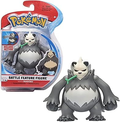 Figurine de combat pokémon pangoro 4,5 pouces, multicolore, pkw0010