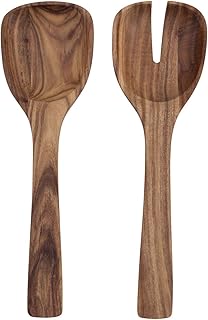 Couverts à salade villeroy & bock original d'artesano, 2 pièces, bois, marron, céramique
