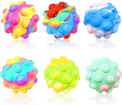 Ensemble de jouets sensoriels 3d 6 pièces pour enfants et adultes, balles rebondissantes
