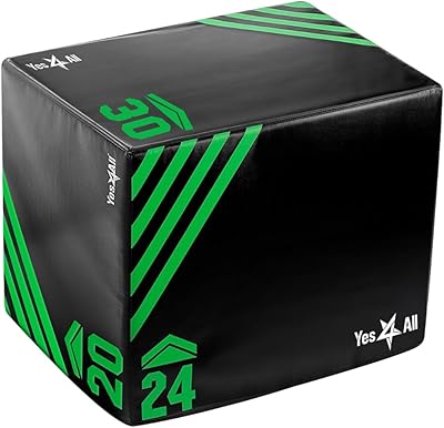 Yas for all plyo foam box 3-en-1 plateforme de boîte pliométrique pour crossfit