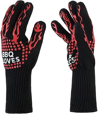 Gants de cuisine résistants à la chaleur, protection longue de l'avant-bras, gants