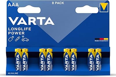 Pile alcaline aa longue durée varta pour des performances fiables (8 pièces)