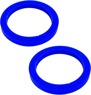 Jeu de 2 joints de rechange en silicone bleu 8,5 mm pour cafetière