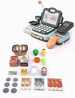 Caisse enregistreuse interactive b&k pour enfants et tout-petits - centre commercial de jouets