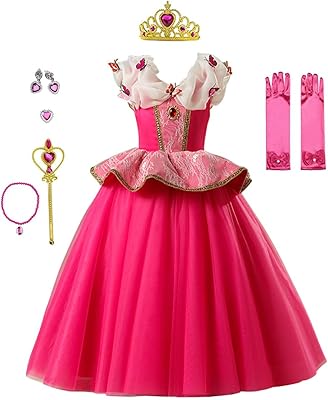 Déguisement yalla bébé rose et bleu pour petites filles avec accessoires gratuits