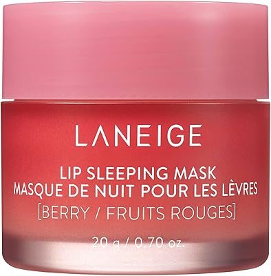 Masque de nuit pour les lèvres laneage à la framboise, 0,7 oz/20 g