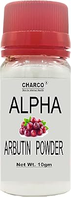 Charco - skin to internal health® alpha arbutine poudre éclaircissante pour la peau