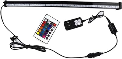 Lumière d'aquarium led intul 20,8 pouces, lumière sous-marine rvb à changement de couleur